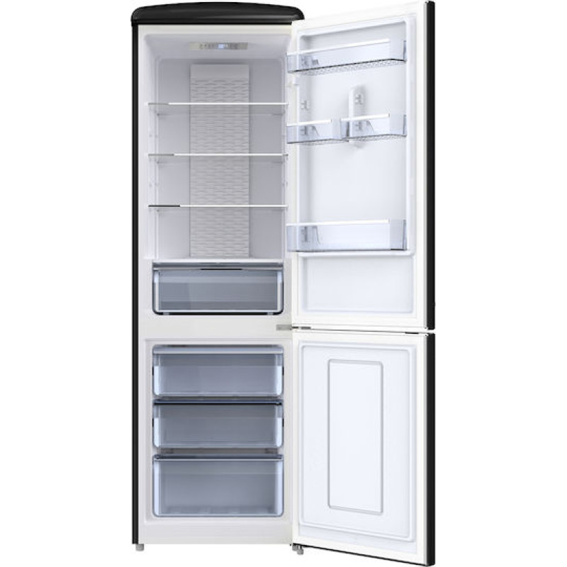 Omnys Epoque WNT-EPQ33025BLC Mint Retro Ψυγειοκαταψύκτης Υ190xΠ60xΒ73.5εκ Black