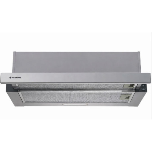 Pyramis PTC63413IX Συρόμενος Απορροφητήρας 60cm Γκρι (174030000)