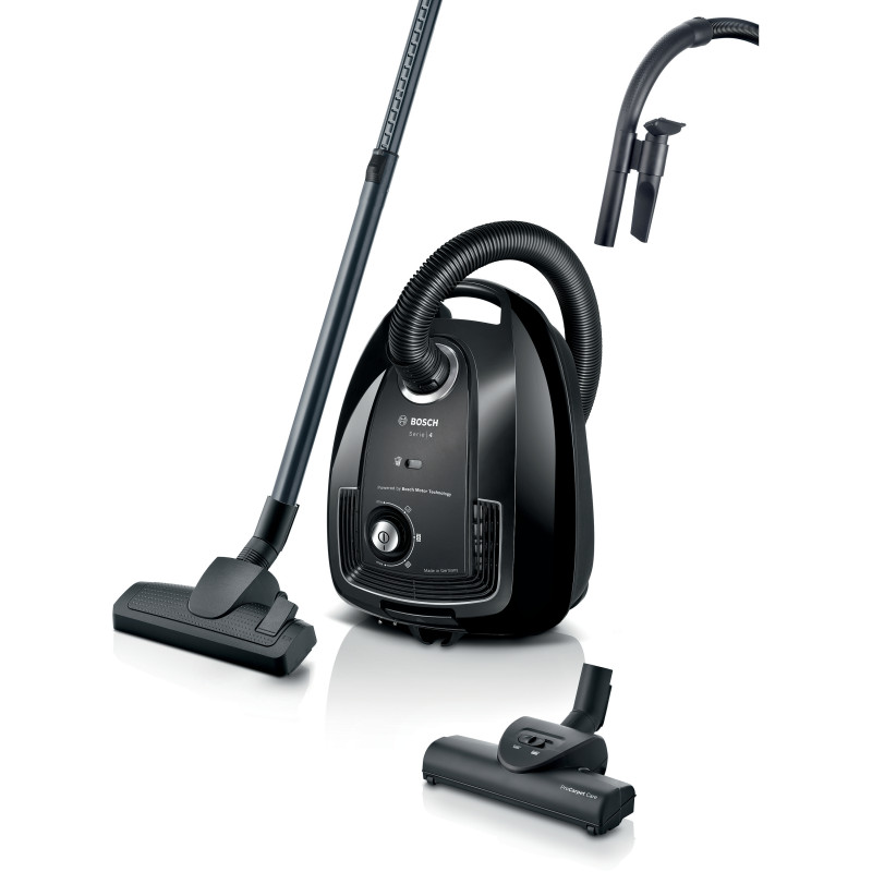 Bosch BGB38BA3T Ηλεκτρική Σκούπα 850W με Σακούλα 4lt Μαύρη