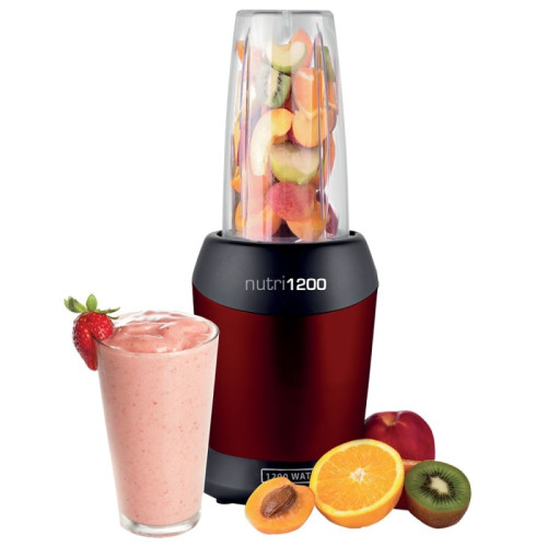 HomeVero Διατροφικό Μπλέντερ 8 σε 1 Κόκκινο Nutri 1200 HV-15721-R