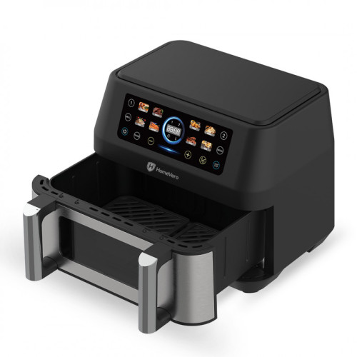 Φριτέζα Αέρος 9L HomeVero HV-AF9CD – DualZone με 8 Προγράμματα και Ισχύ 2460W