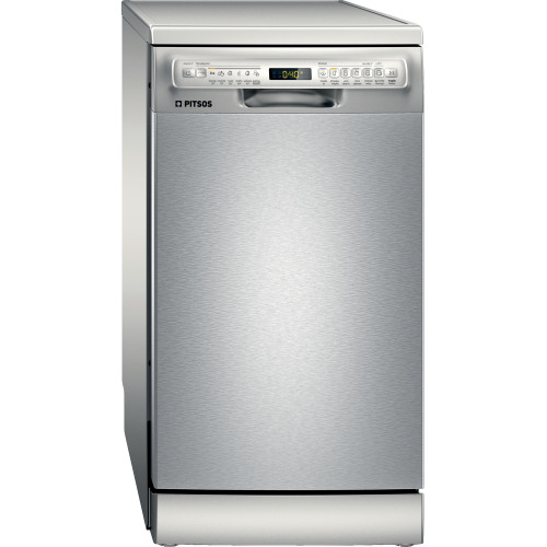 Pitsos, Ελεύθερο πλυντήριο πιάτων, 45 cm, Χρώμα ανοξείδωτου ατσαλιού, DSS60I00.