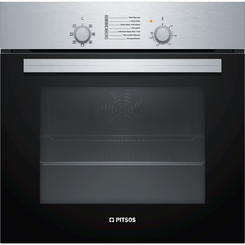 Pitsos PH00M00X1 Φούρνος άνω Πάγκου 66lt Π59.4εκ. Inox