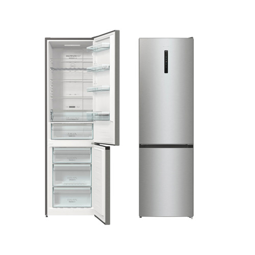 Gorenje NRK6202AXL4 Ψυγειοκαταψύκτης 331lt Total NoFrost Υ200xΠ60xΒ59.2εκ. Inox. με 4ετή εγγύηση 