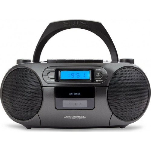 Aiwa Φορητό Ραδιο-CD/MP3/USB/Kασετόφωνο με Bluetooth BBTC-550 BK