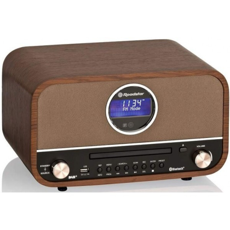 Roadstar Vintage ξύλινο Ραδιόφωνο HRA-1782N+BT