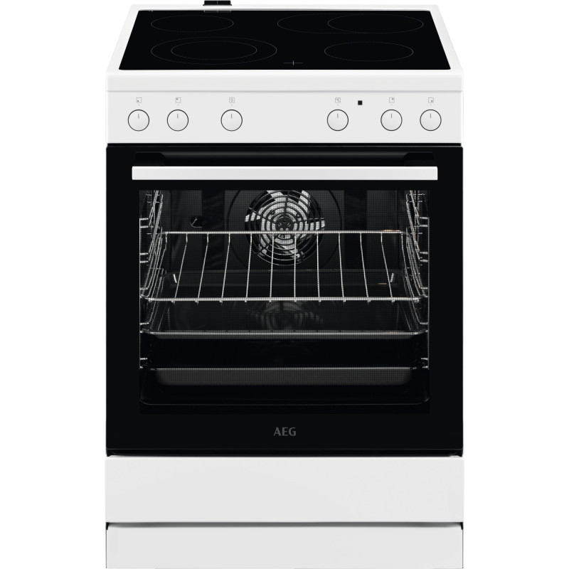 AEG CCB6400NBW Κεραμική Κουζίνα 73lt White