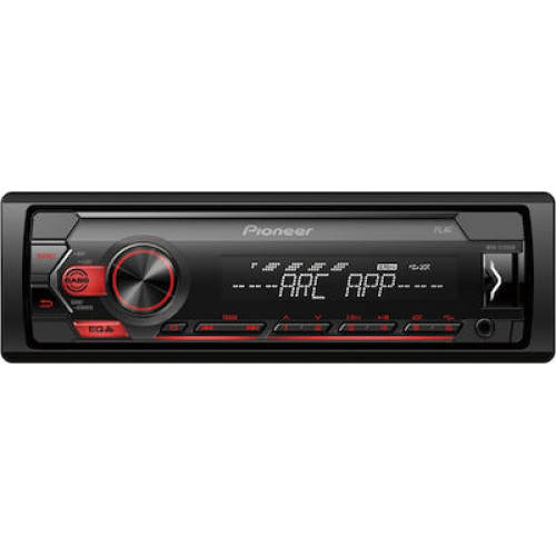 Pioneer MVH-S120UB Ηχοσύστημα Αυτοκινήτου Universal 1DIN (USB/AUX) με Αποσπώμενη Πρόσοψη