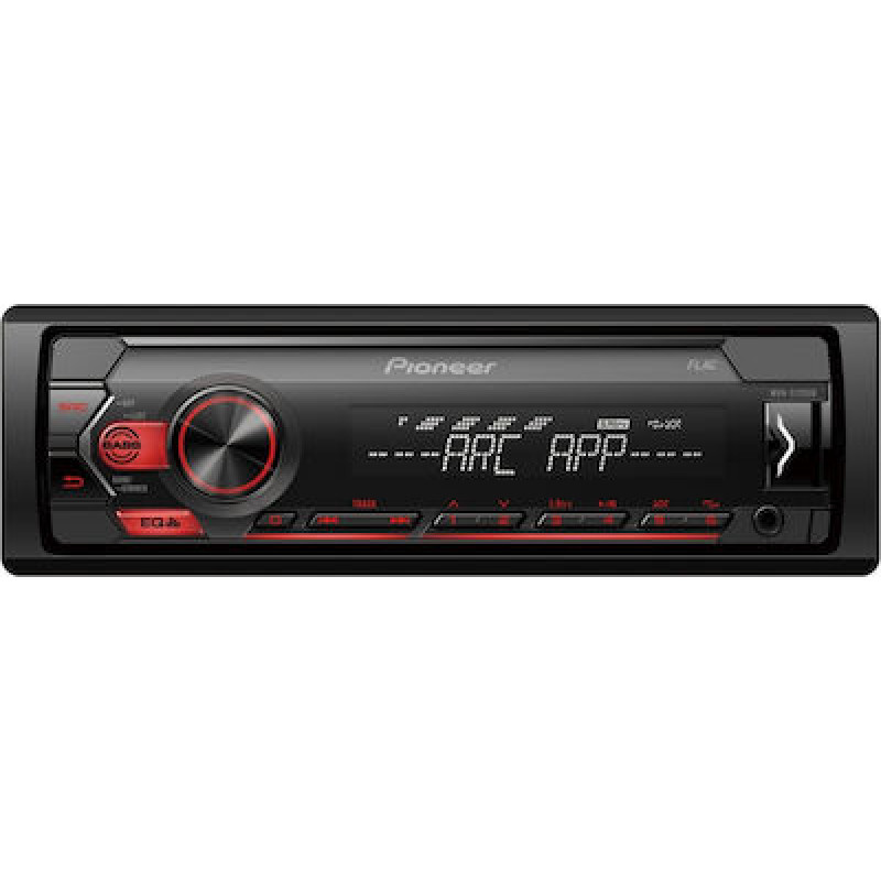 Pioneer MVH-S120UB Ηχοσύστημα Αυτοκινήτου Universal 1DIN (USB/AUX) με Αποσπώμενη Πρόσοψη